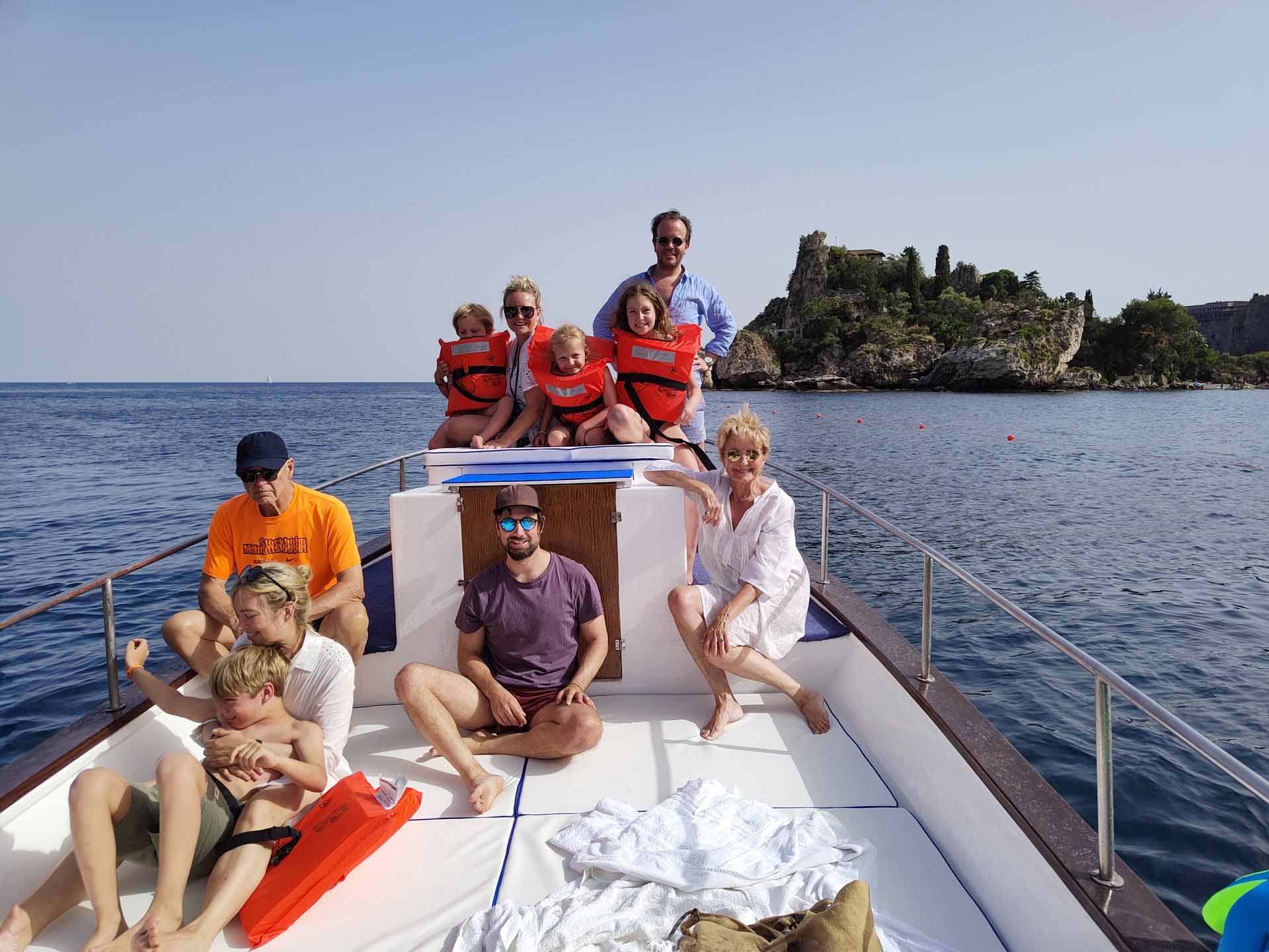 Taormina Group boat Tour with aperitif 11
